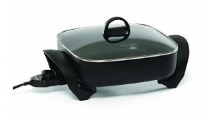 West Bend 72212 Electric Extra-Deep Square 12-Inch Nonstick Skillet